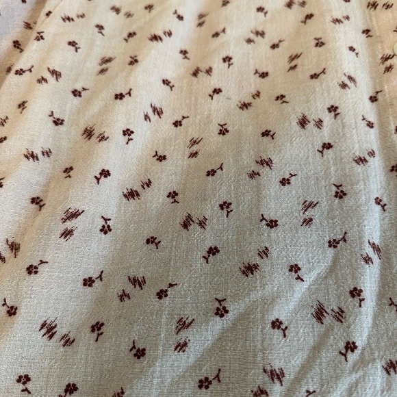 Madewell Floral Pink Blouse | Size M - Picture 2 of 4